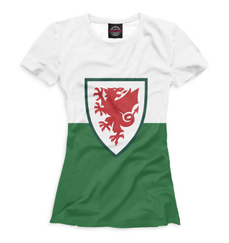 Футболка для девочек Футбольная лига Уэльса