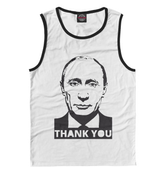 Мужская Майка Putin - Thank You