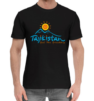 Мужская Хлопковая футболка Tajikistan