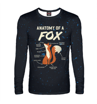 Мужской Лонгслив Anatomy Of A Fox
