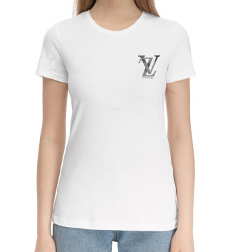 Женская Хлопковая футболка ZoV-лого серый