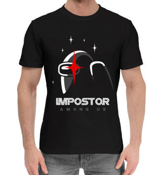 Мужская Хлопковая футболка Among Us, Impostor