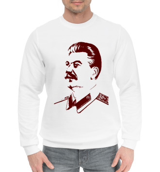 Мужской Хлопковый свитшот Сталин Иосиф Виссарионович