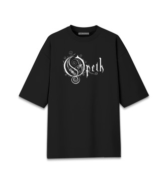 Женская Хлопковая футболка оверсайз Opeth