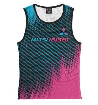 Майка для девочек Mitsubishi Neon Gradient цветные полосы