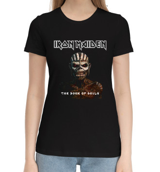 Женская Хлопковая футболка Ironmaiden