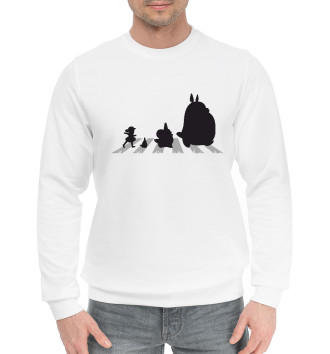 Мужской Хлопковый свитшот Beatles Totoro