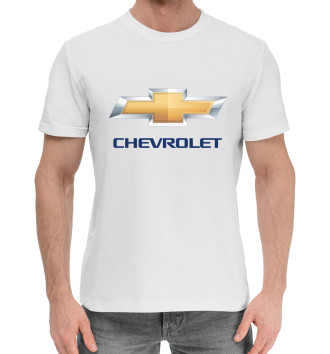 Мужская Хлопковая футболка Chevrolet