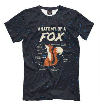 Мужская Футболка Anatomy Of A Fox