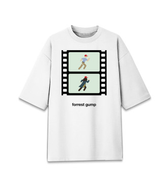 Женская Хлопковая футболка оверсайз Форрест Гамп