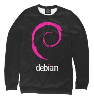 Женский Свитшот Debian Linux