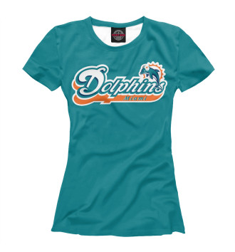 Женская Футболка Miami Dolphins - Майами Долфинс