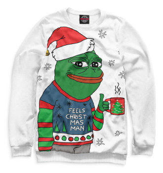 Свитшот для девочек Feels Christmas man