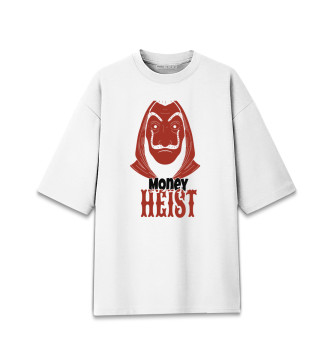 Мужская Хлопковая футболка оверсайз Money Heist