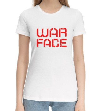Женская Хлопковая футболка WarFace