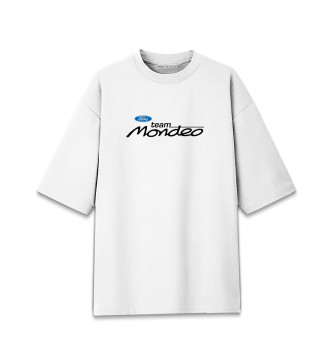 Женская Хлопковая футболка оверсайз Ford mondeo
