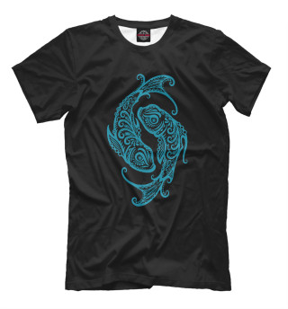 Мужская футболка Зодиак - Рыбы