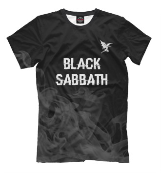 Мужская Футболка Black Sabbath Glitch Black