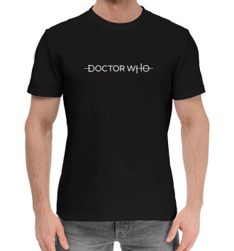 Мужская Хлопковая футболка Доктор Кто