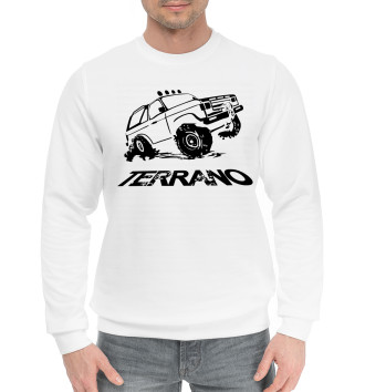 Мужской Хлопковый свитшот Nissan Terrano
