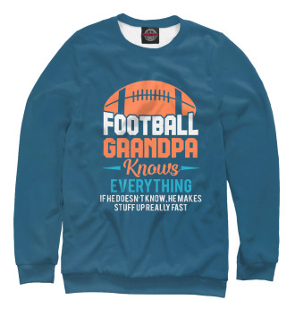 Женский Свитшот American Football Grandpa