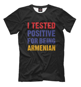 Мужская Футболка Positive Armenian