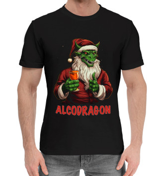 Мужская Хлопковая футболка Alcodragon