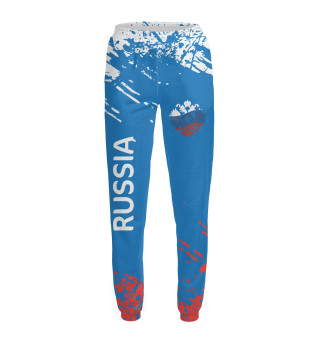 Женские спортивные штаны Флаг и герб России