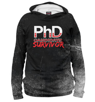 Женское Худи PhD Candidate Survivor