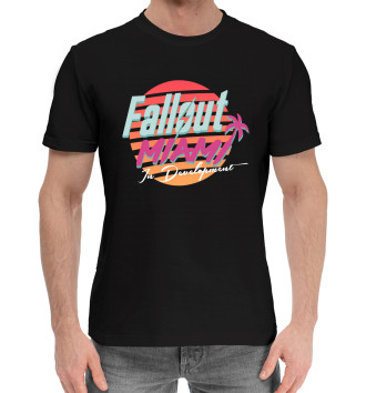 Мужская Хлопковая футболка Fallout Miami