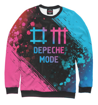 Мужской свитшот Depeche Mode Neon Gradient (colors)