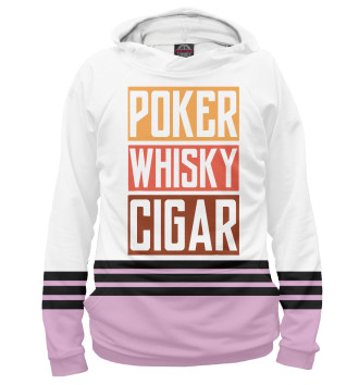 Мужское Худи Poker Whisky Cigar