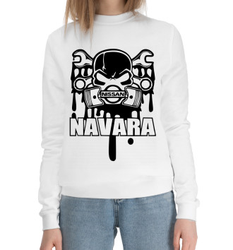 Женский Хлопковый свитшот Nissan Navara
