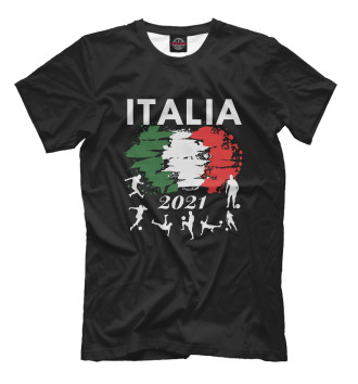 Мужская Футболка Italia 2021