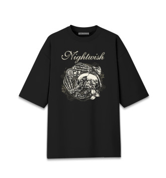 Мужская Хлопковая футболка оверсайз Nightwish