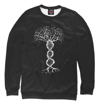 Женский Свитшот ДНК дерево