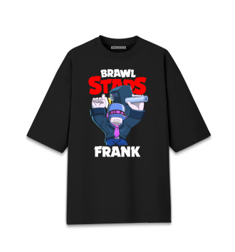Женская Хлопковая футболка оверсайз Brawl Stars, Frank
