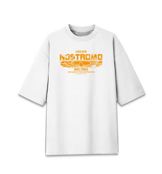 Мужская Хлопковая футболка оверсайз Nostromo