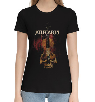 Женская Хлопковая футболка Allegaeon