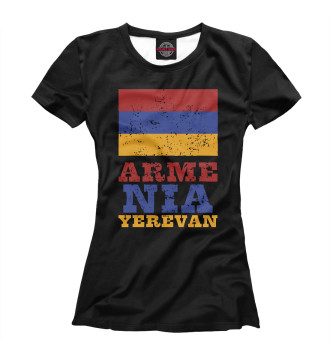 Женская Футболка Ереван - Армения