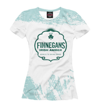 Женская Футболка Finnegans Irish Amber Crest