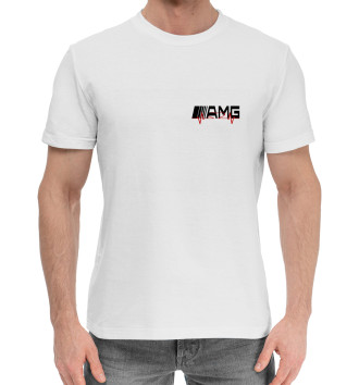 Мужская Хлопковая футболка AMG пульс