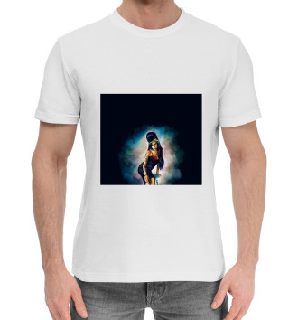 Мужская Хлопковая футболка Amy Winehouse