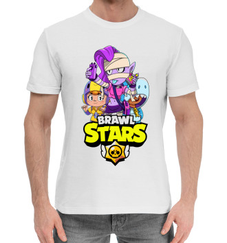 Мужская Хлопковая футболка Brawl Stars, Emz