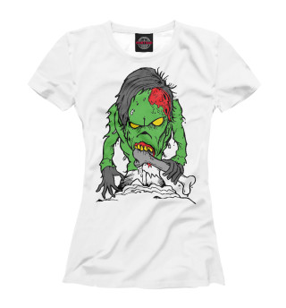 Женская футболка Ходячие мертвецы Зомби