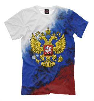 Мужская футболка Герб России | Russia