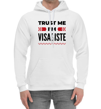 Мужской Хлопковый худи Trust me - I'm Visagiste