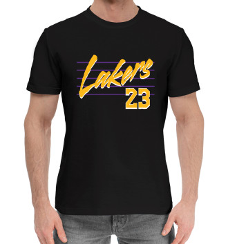 Мужская Хлопковая футболка Lakers 23