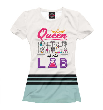 Футболка для девочек Queen of the Lab Laboratory