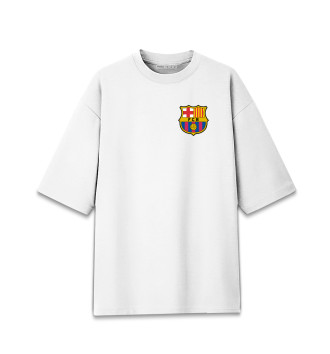 Женская Хлопковая футболка оверсайз Barcelona